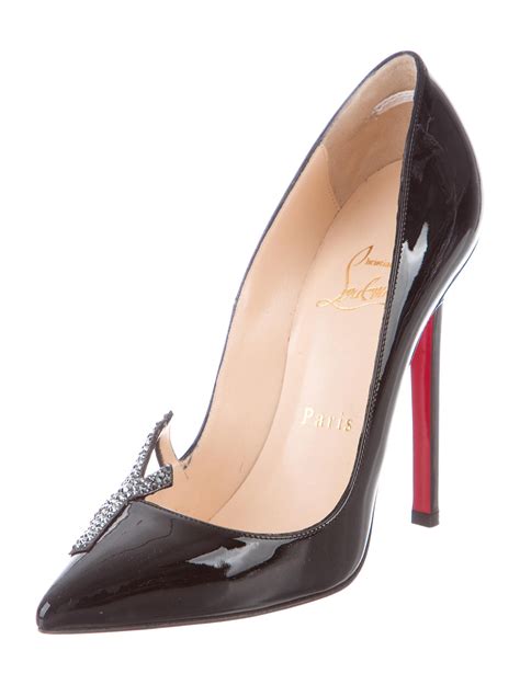 Christian Louboutin Patent Leather Sex 120 Pumps Shoes Cht75741