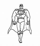 Coloring Superman Pages Kids Popular sketch template