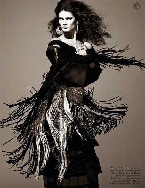Isabeli Fontana By Steven Meisel For Vogue Italia August