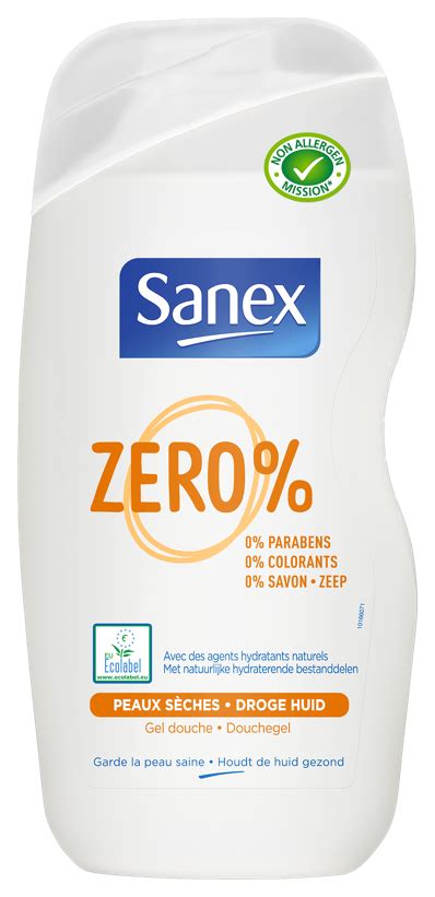 Sanex Zero Dry Skin Shower Gel Aqua Shower Gel Dry Skin Toiletries