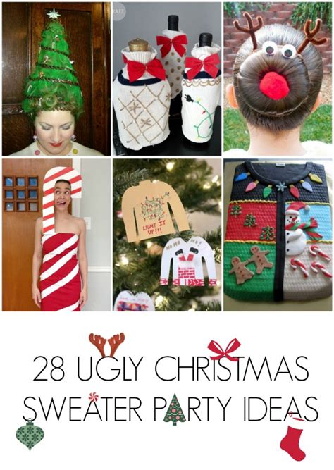 28 ugly christmas sweater party ideas c r a f t