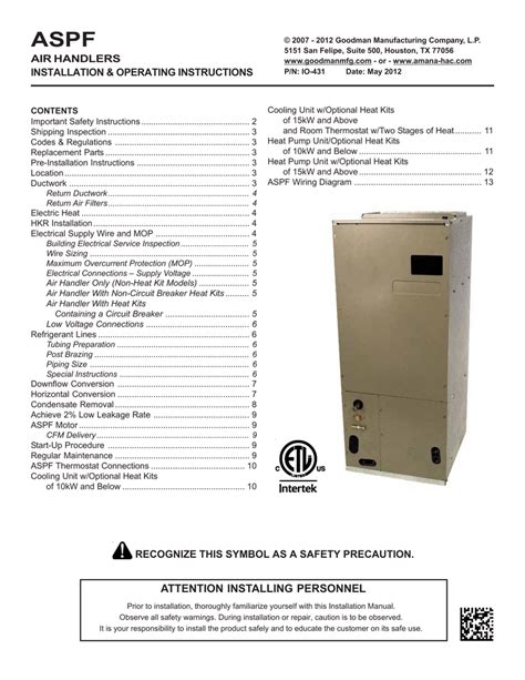 goodman air handler thermostat wiring  goodman janitrol   air handler continues  run