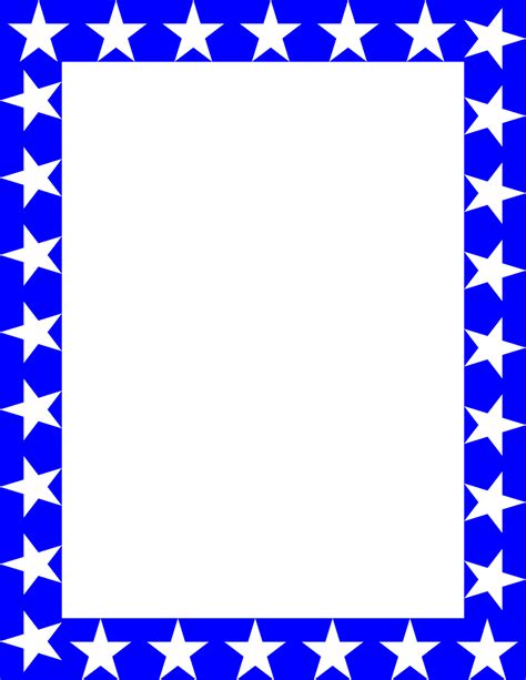 blue border design clipart