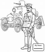 Coloring Pages British Soldier Ww1 Lee General War Drawing Colouring Getdrawings Military Popular sketch template