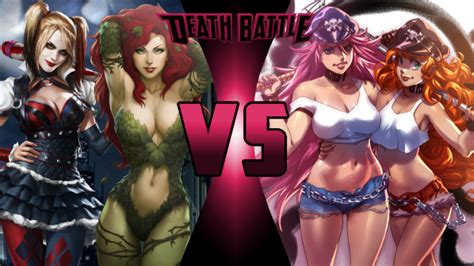 Poison Ivy And Harley Quinn Vs Poison And Roxy Death