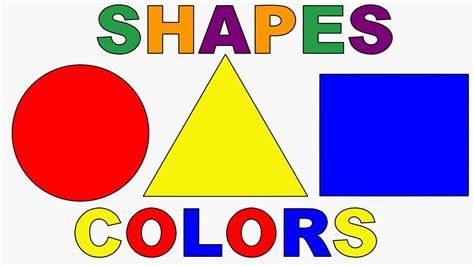 colors  shapes learning video  colors  shapes video