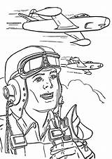 Pilot Ausdrucken Malvorlagen Kostenlos sketch template
