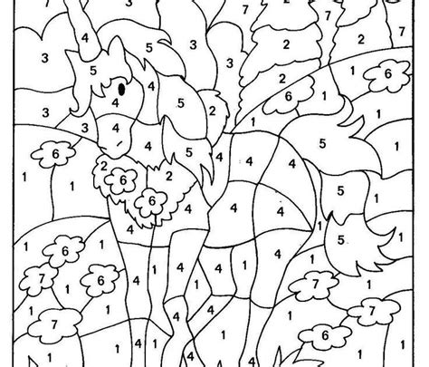 colour  numbers  adults  print coloring pages