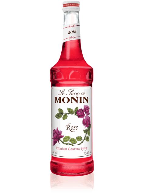 monin rose syrup cuppers coffee tea