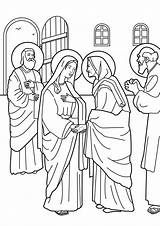 Virgin Blessed Anunciacion Nacimiento Visits Immaculate Visitation Jackie sketch template