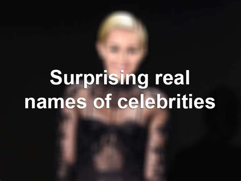 revealed real names of celebrities