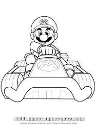 coloring pages  mario kart coloring pages