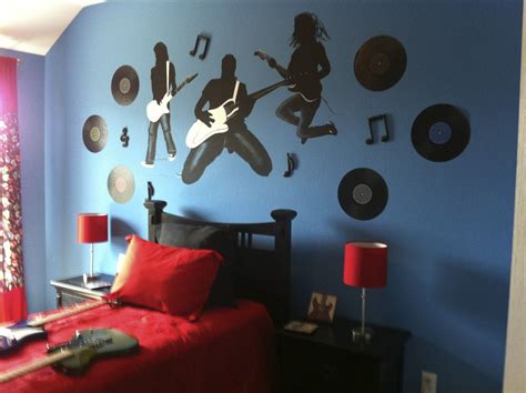 Rock Star Room Bedroom Themes Bedrooms Rock Star Theme Room Paint