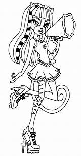 Coloring Pages Monster High sketch template