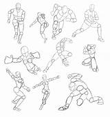 Dynamic Anatomie Proportions Superhero Menacing Sketching Posen References Zeichnung Guy Raccourcis Lernen Shinai sketch template
