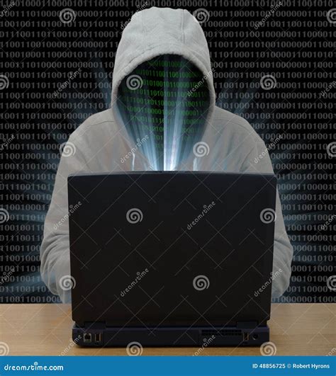 hacker typing   laptop stock image image  digitally