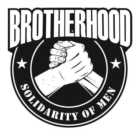 brotherhood logo design  vector art  vecteezy