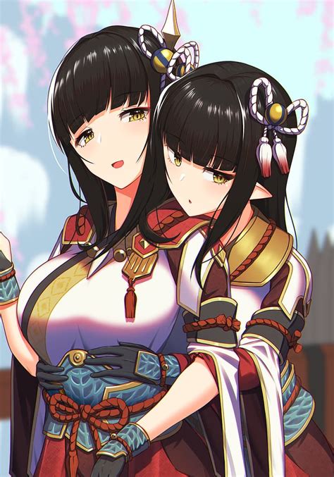 Hd Wallpaper Anime Anime Girls Yuri Boobs Big Boobs Twins