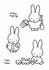 Miffy Coloring Pages Colouring Picgifs Drawing Tv Series Gif Coloringpages1001 Da sketch template