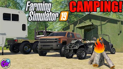 camping  spencer tv  farming simulator  camping mods fs multiplayer lambo mods youtube