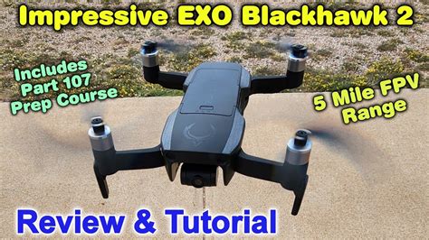 exo blackhawk   uhd premium drone full review  tutorial exo drone review unboxing