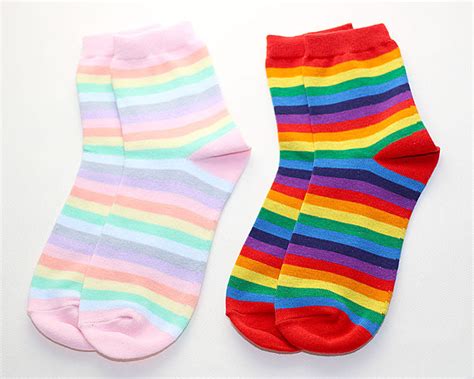 Cute Rainbow Socks – Ivybycrafts