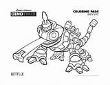 Dinotrux Revvit Colorear Dozer Dibujalandia Sweeps4bloggers Colouring Dinosaur sketch template