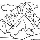 Coloring Mountain Pages Everest Mount Color Mountains Drawing Snowy Rocky Kilimanjaro Printable Range Peak Clipart Kids Bible Mt Designlooter Getdrawings sketch template