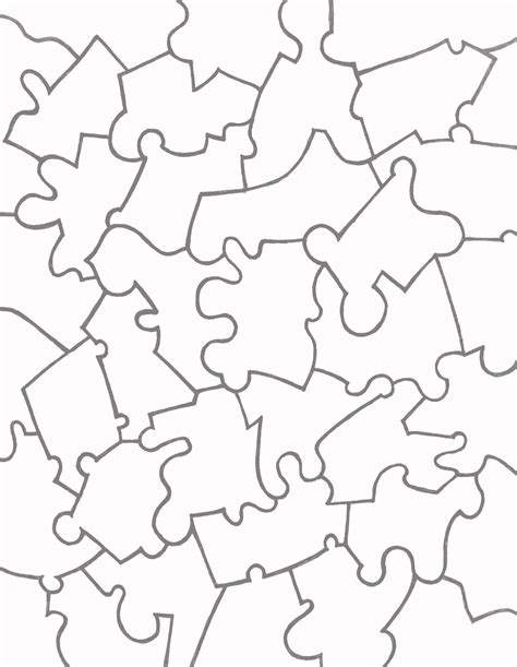 paper jigsaw puzzle templates fantasy coloring pages