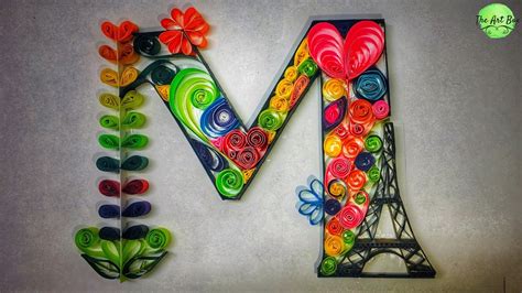 unique quilling ideas quilled letter  easy  quill
