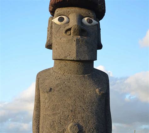 moai  ojos arte en moais de la isla de pascua isla de pascua