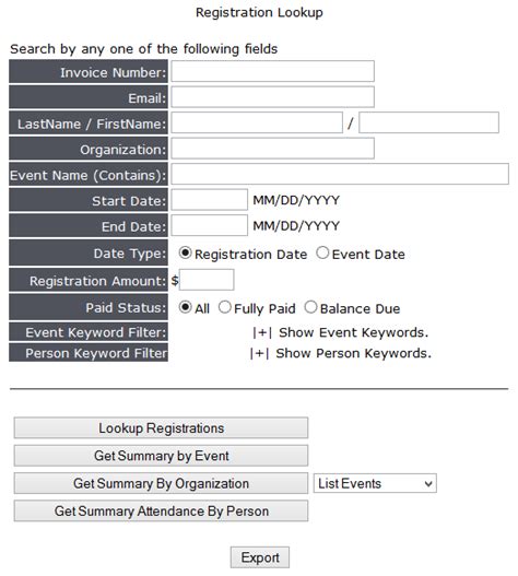 improvements   registration   page means  cross event