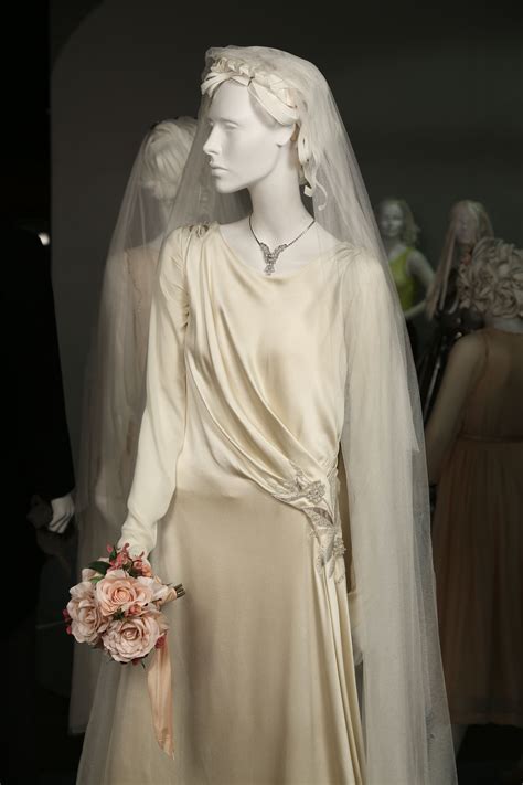 downton abbey lady ediths wedding dress season   costumes designed  caroline mccall