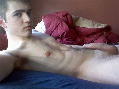 sexy guy lie on bed with his hard dick expose spacedingo