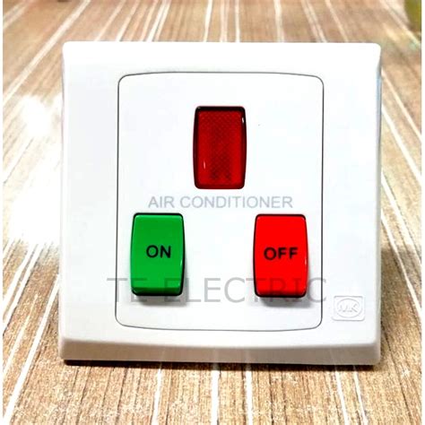 mk sp air  switch red green push button  neon air conditioner  neon indicator