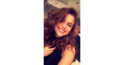 Selena Gomez Selenagomez Hottest Celebrities On Snapchat Popsugar