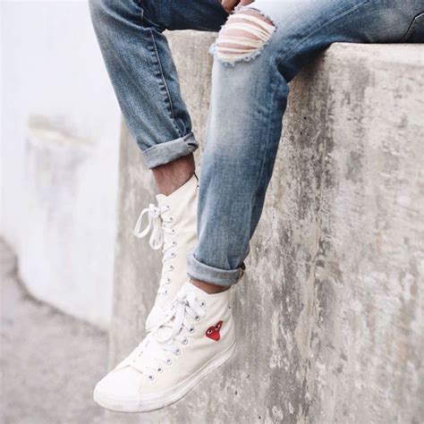 Converse High Tops Sneakers Nailing Lace Up Style The Gentlemanual