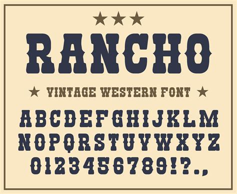 western font wild west font  west font western font styles cowboy