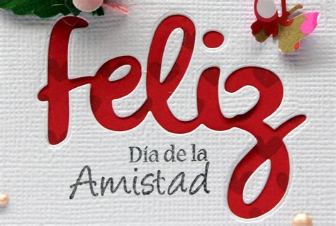 latina crafter sellos en espanol feliz  de la amistad