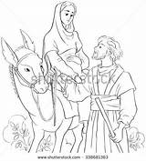 Mary Bethlehem Joseph Choose Board Coloring Pages sketch template