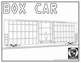 Coloring Pages Sheets Box Car sketch template