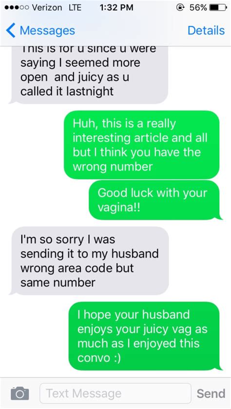 Wife Mistakenly Texts Stranger About Her Juicy Vajayjay
