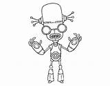 Coloring Evil Robot Io Slither Pages Mal Colorir Robo Template Pintar Coloringcrew Desenhos sketch template