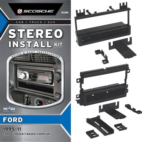 scosche fd   ford stereo install kit  sale  ebay installation stereo ford