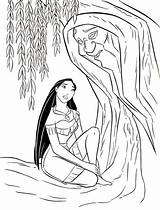 Pocahontas Grandmother Wind Willows sketch template