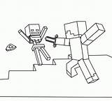 Coloring Minecraft Pages Skins Library Clipart sketch template