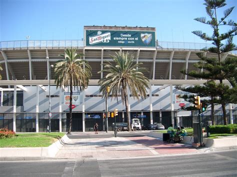 live football estadio la rosaleda stadium malaga