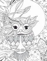 Coloring Pages Owl Adult Mandala Colouring Printable Owls Sheets Books Book Color Patterns Cool Drawings Animal Printables Choose Board Template sketch template