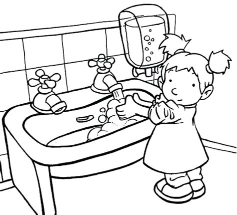 personal hygiene coloring pages  getdrawings