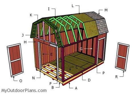 barn shed roof plans myoutdoorplans